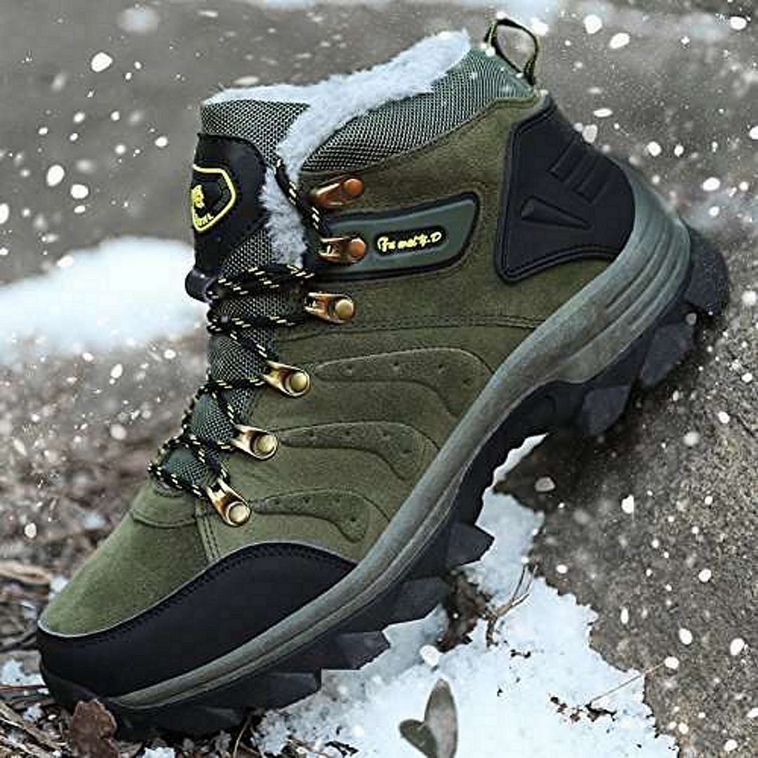 GOMNEAR Men’s Hiking Boots High Top Outdoor Shoes