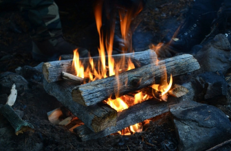 How hot is a campfire?